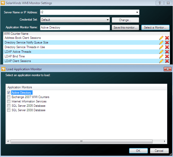 Screenshot of free WMI Monitor tool