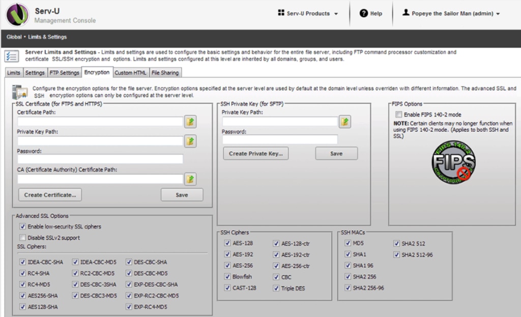 erv-u-mft-server-client-software