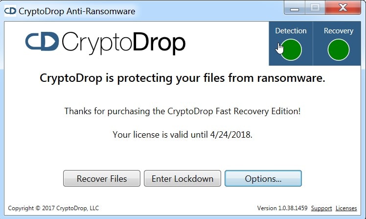 CryptoDrop Anti-Ransomware