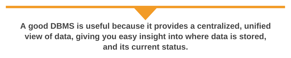 How to Choose a DBMS