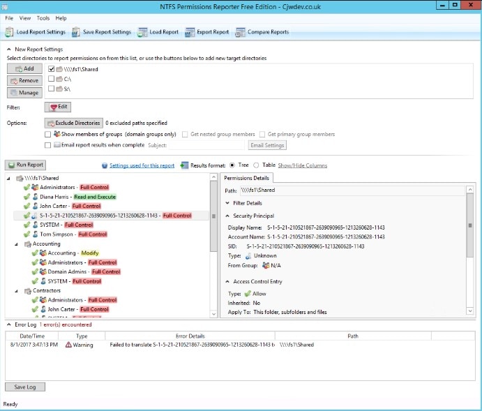 2. Netwrix Effective Permissions Reporting Tool