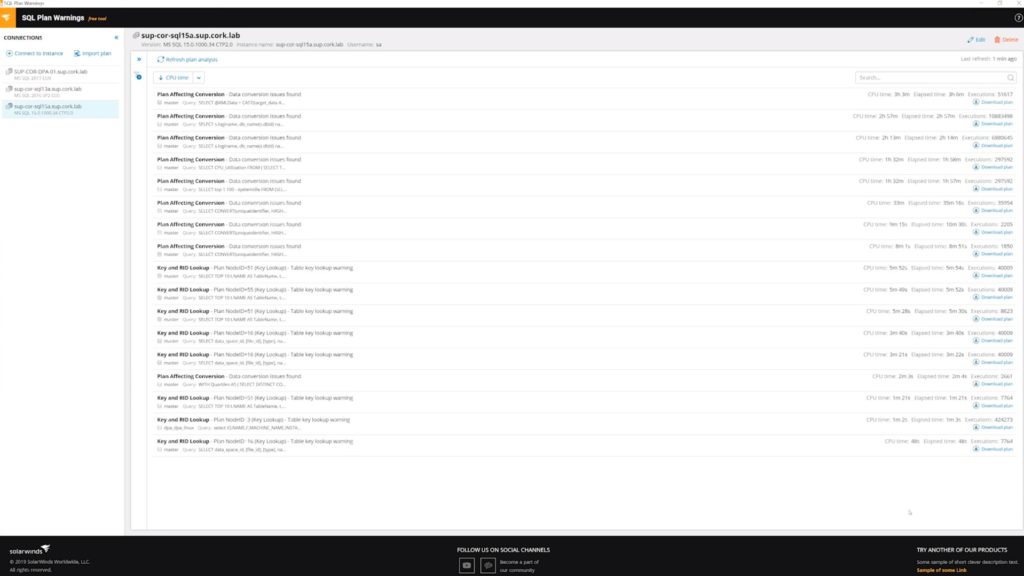 SQL Plan Warnings