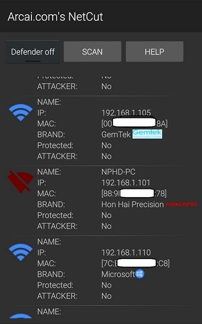 windows monitor wifi signal