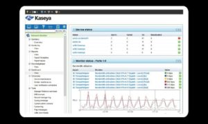 Kaseya Network Monitor software, an SNMP network monitoring tool