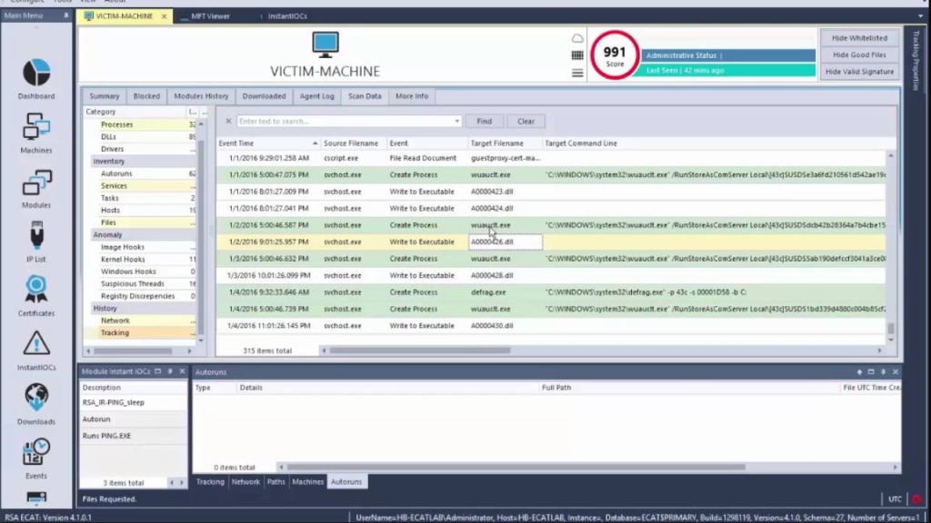 RSA NetWitness Endpoint