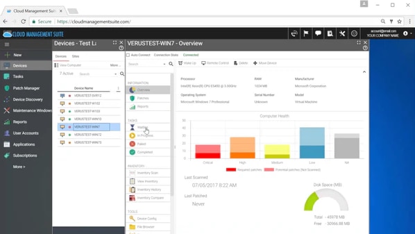 Verismic Cloud Management Suite