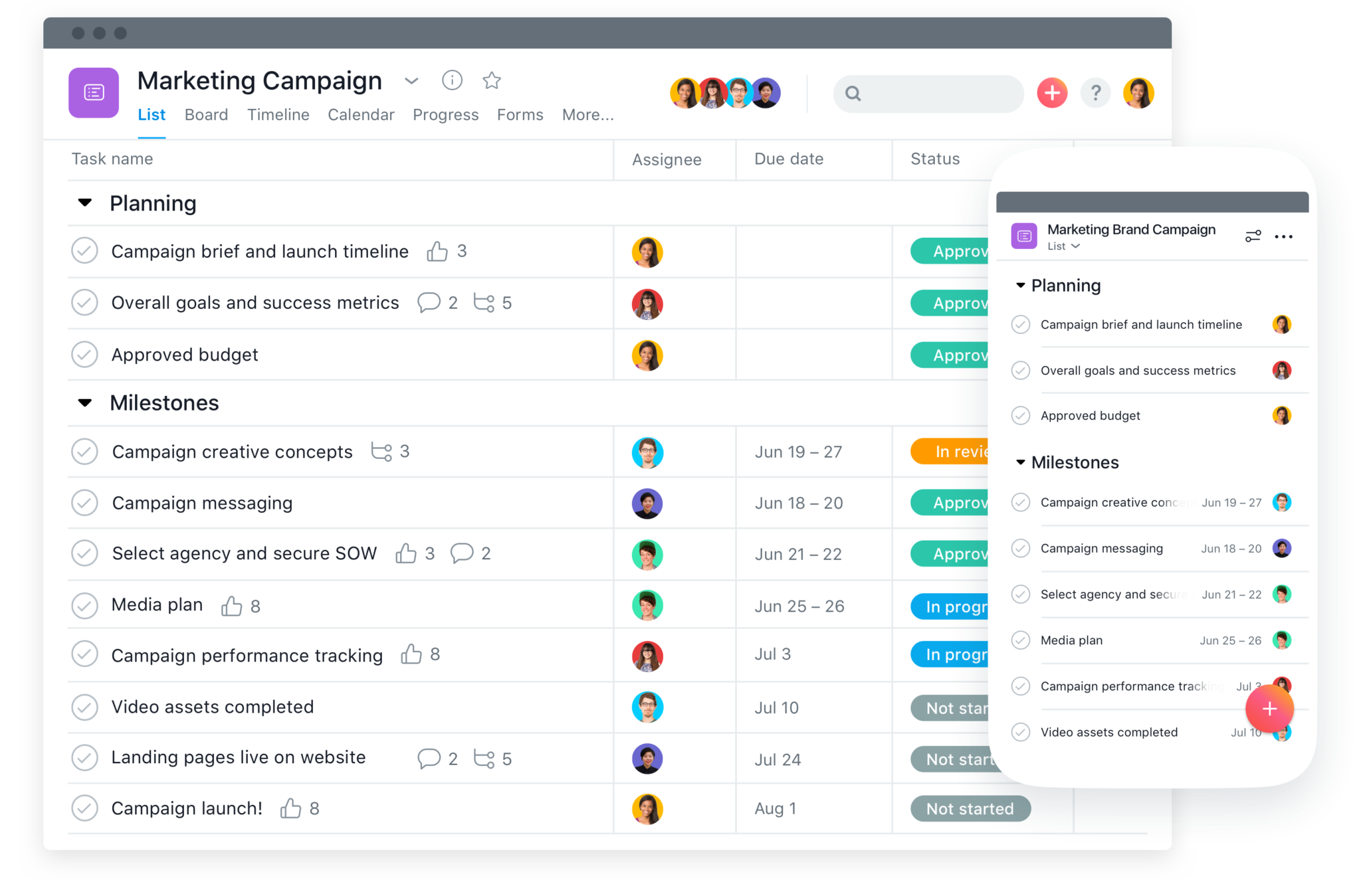 assign tasks to multiple users in asana