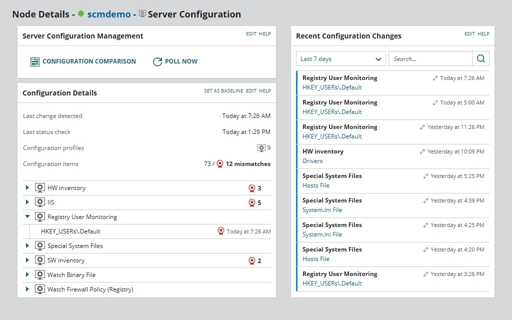 SolarWinds Server Performance & Configuration Bundle