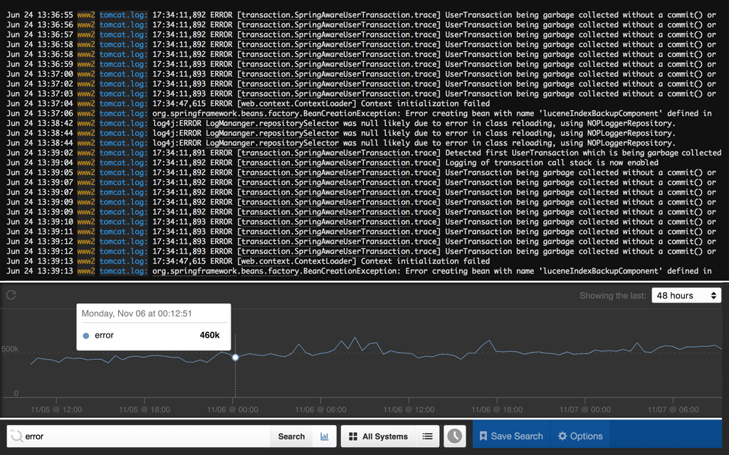 Papertrail cloud logging