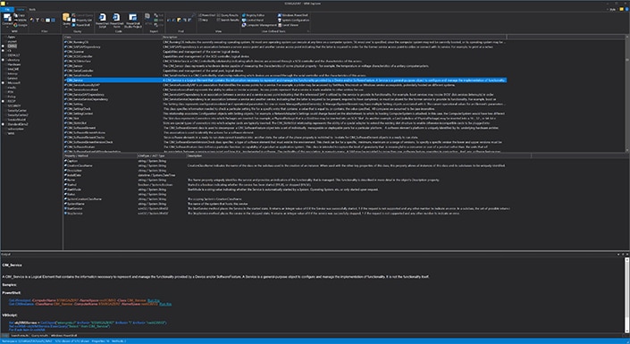 sapien WMI Explorer