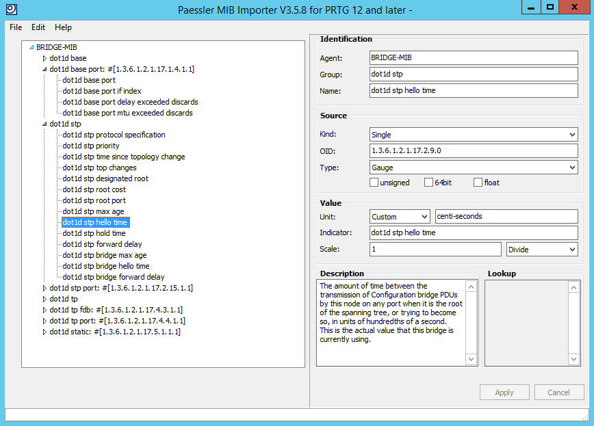 Paessler MIB Importer