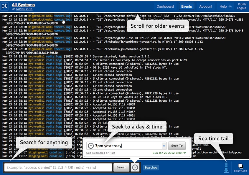 Heroku Logging Tool—Papertrail