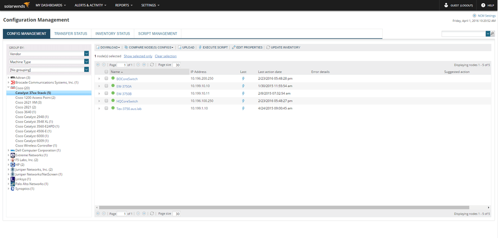 configuration management