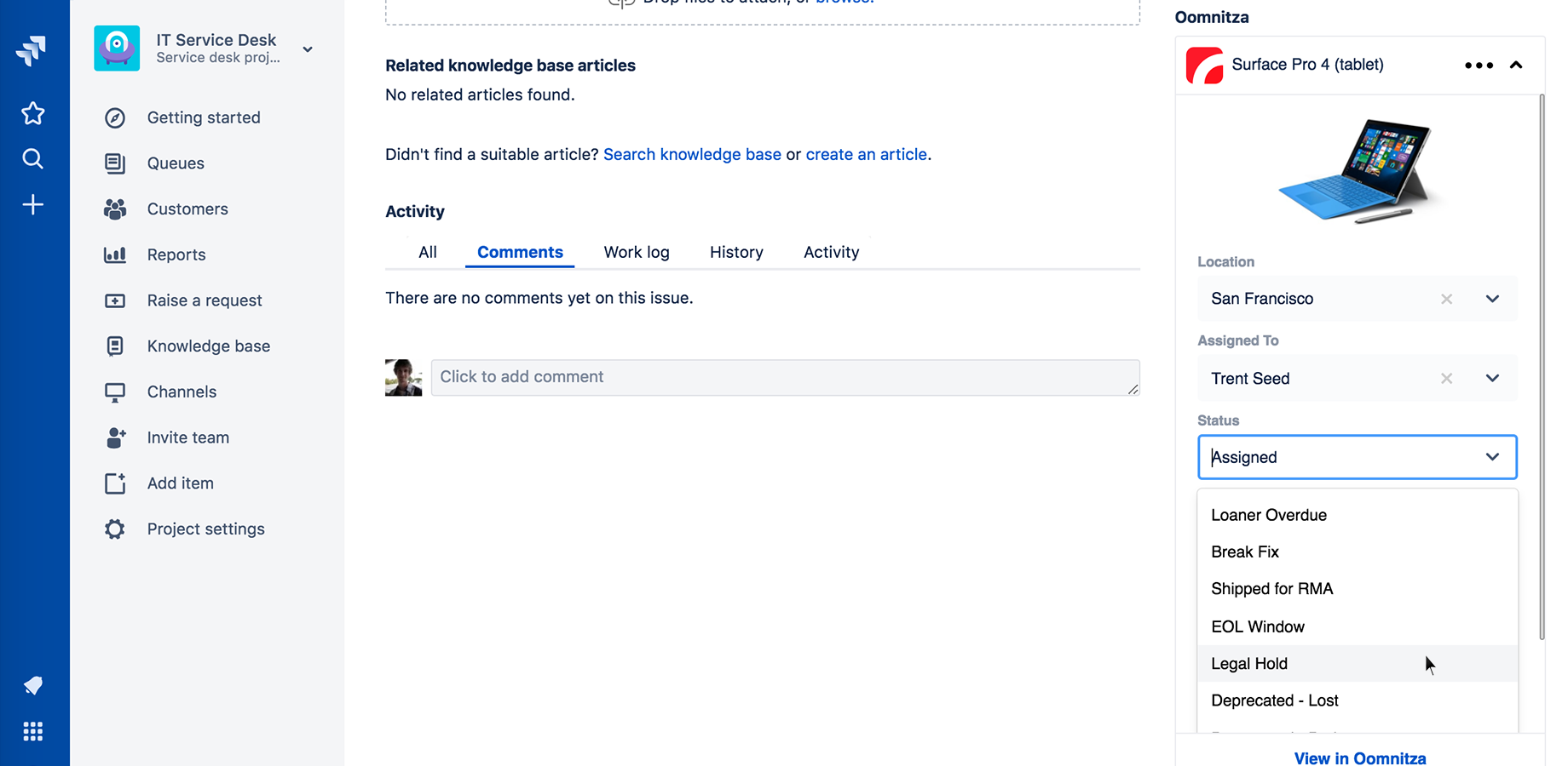 Jira Service Desk