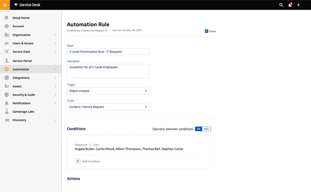 Solarwinds Service Desk